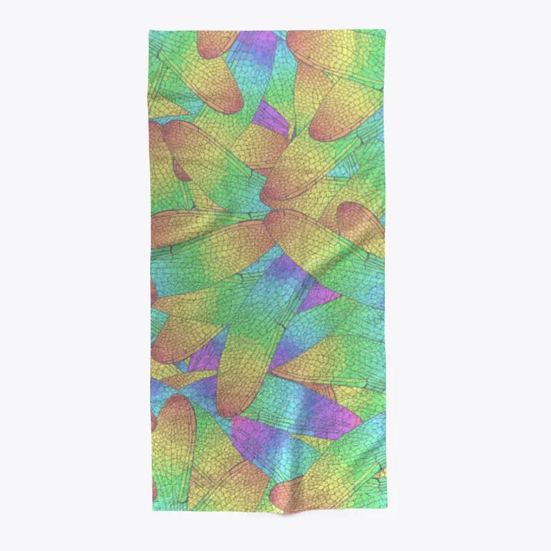 Rainbow Dragonfly Wing Pattern