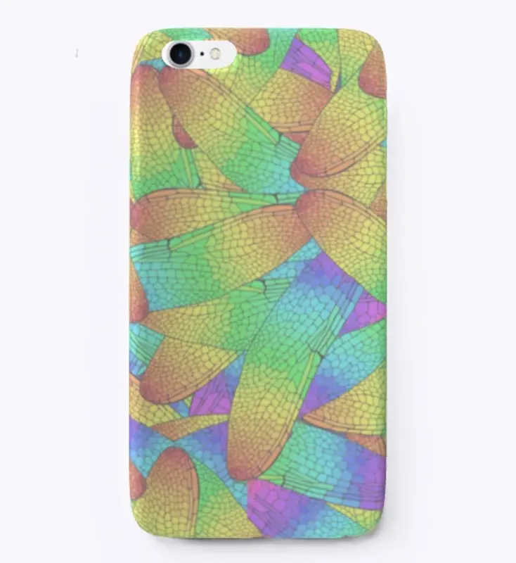 Rainbow Dragonfly Wing Pattern